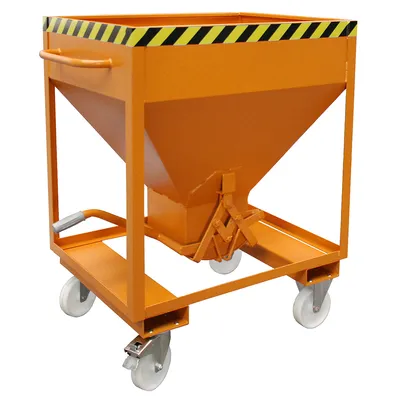 Produktbild von Bauer Silobehälter SRE 375, lackiert, Gelborange