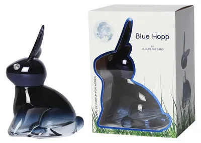 Produktbild von Blue Hopp by Jean Pierre Sand eau de parfum Damen Parfüm 75 ml Flakon Hase