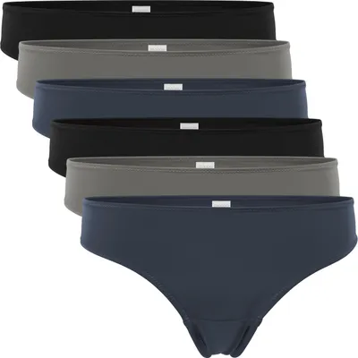 Produktbild von Celodoro Damen String Tanga (6er Pack), Mini-Slips aus Quick Dry-Fasern - Mix S