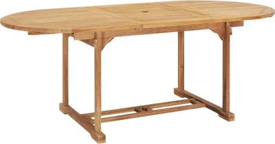 Obrázek produktu pro vidaXL Rozkládací zahradní stůl 150-200x100x75 cm z masivního teakového dřeva