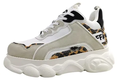 Produktbild von Buffalo Damenschuhe sportlicher Schnürer Weiß Freizeit