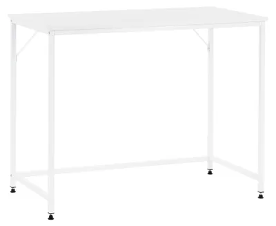 Produktbild von Springos Schreibtisch 100 x 50 x 76 cm weiß, Metallgestell