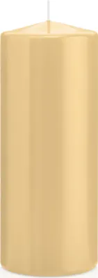 Produktbild von Stumpenkerzen Champagner Ø 78 x 200 mm, 8 Stück