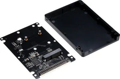 Image de Carte d'adaptation mSATA vers IDE Carte de conversion mSATA vers IDE 2,5'' Port parallèle Carte d'adaptation de disque dur