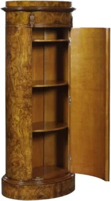 Produktbild von Casa Padrino Luxus Jugendstil Kommode mit Tür Hellbraun 62 x 39 x H. 145 cm - Barock & Jugendstil Möbel