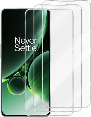 Produktbild von Cadorabo 3x Schutzfolie für OnePlus Nord 3 5G in KRISTALL KLAR Gehärtetes Tempered Display-Schutzglas Panzerfolie
