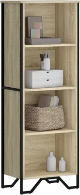 Immagine prodotto di Maison Exclusive - Libreria in rovere Sonoma 50x31x137,5 cm Materiale ligneo