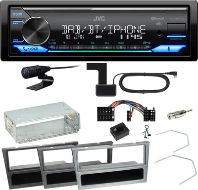 Produktbild von JVC KD-X482DBT Bluetooth Einbauset für Opel Vectra C Signum Corsa Combo
