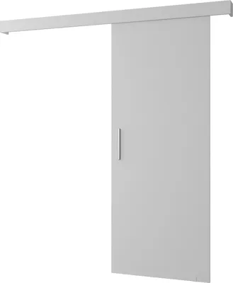 Produktbild von MEBLE KRYSPOL  Schiebetürsystem SALWADOR 1 mit Schienenabdeckung, Einbautüren, 90x204cm, Weiß