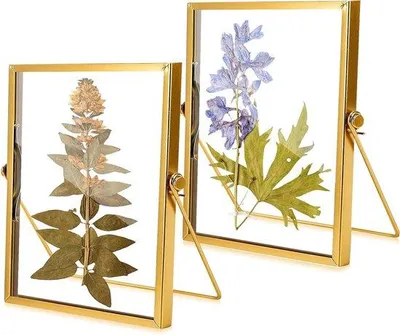 Immagine prodotto di Set doppio di cornici 15x20 cm con vetro color ottone