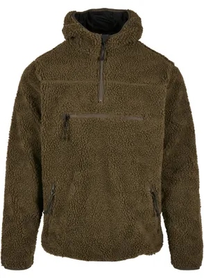 Produktbild von Brandit Teddyfleece Worker Pullover, Farbe: Olive, Größe: S