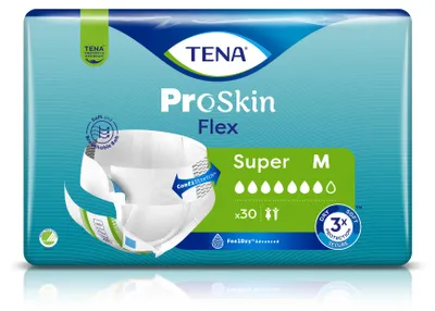 Produktbild von TENA Flex Super - Inkontinenzvorlage mit Hüftgürtel - M - 30 Stk.