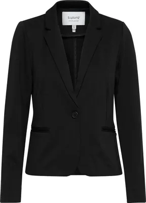Produktbild von b.young BYRizetta Damen Blazer Jackenblazer Anzugsblazer mit Stretch Reverskragen 1-Knopf-Form Paspeltaschen Slim fit