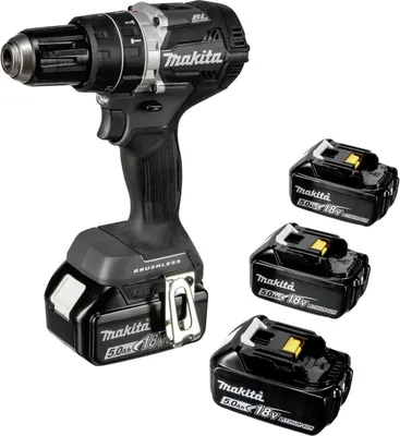 Immagine prodotto di Trapano a percussione a batteria Makita DHP484T4JB nero