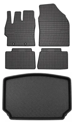 Obrázok produktu pre Gumové autokoberce SolidPRO + vaňa kufra pre: Toyota Yaris IV 2020- hybridná verzia 5 ks