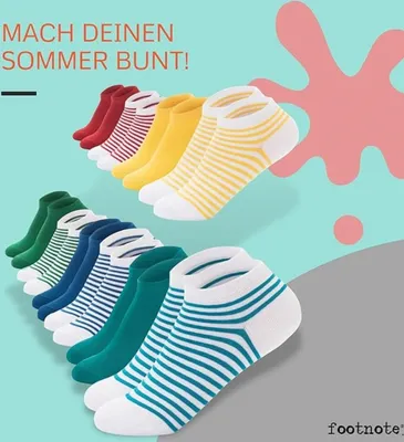 Produktbild von Footnote Sneakersocken - hochwertige trendige Socken mit Softbund - 10 Paar