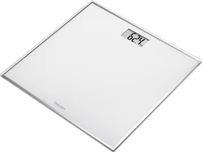Image de Pèse-personne en verre BEURER GS120 blanc