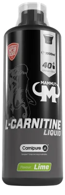 Produktbild von Mammut Nutrition - L-Carnitine Liquid - Limette - 1000 ml Flasche