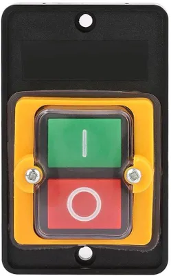 Productafbeelding van Waterdichte driefasen schakelaar, aan/uit drukknop, start/stop schakelaar voor mechanische installaties en textielmachines, 10A