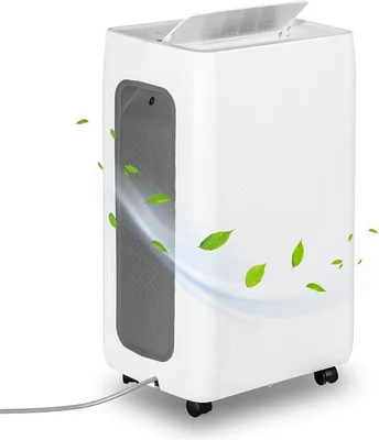 Obrázek produktu pro 26L Elektrický odvlhčovač vzduchu. Odvlhčovač určený pro místnosti do 50 m², s digitálním displejem, odtokovou hadicí, velmi tichý provoz, 24hodinový časovač. Tichý odvlhčovač vzduchu, vhodný do sklepů