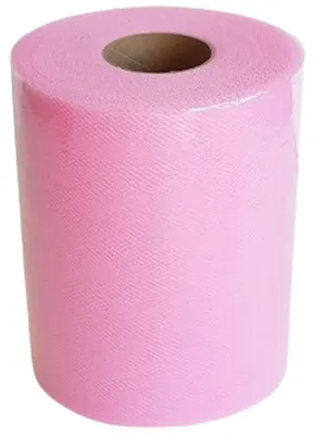 Tüllrolle 100 m, rosa, 12,5 cm Höhe