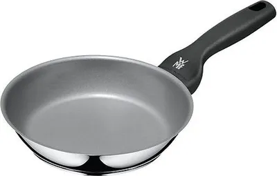 Produktbild von WMF 4000530649584, Rund, Allzweckpfanne, Schwarz, Keramik, 250 °C, Edelstahl
