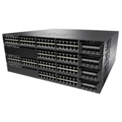 Zdjęcie produktu dla Cisco Catalyst WS-C3650-24PS-S, Zarządzany, L3, Gigabit Ethernet (10/100/1000), Obsługa PoE, Możliwości montowania w stelażu, 1U