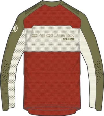 Image de MT500 Burner Lite T-shirt à manches longues - Rouge brique - S