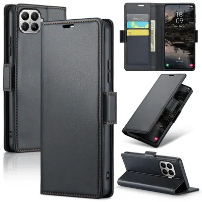 Produktbild von CLM-Tech Handyhülle kompatibel mit Xiaomi 17T Hülle - Tasche aus Premium Kunstleder - Klapphülle mit Ständer und Kartenfächern - Schutzhülle Wallet Case Cover schwarz