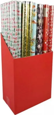 Immagine prodotto di Carta da regalo natalizia 300 cm assortita | 60 pezzi