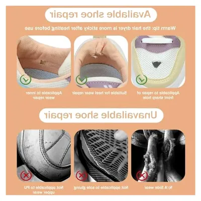 Produktbild von Reparatur-Patches für Schuhlöcher - 6 Stück selbstklebende Flicken für Schuhe