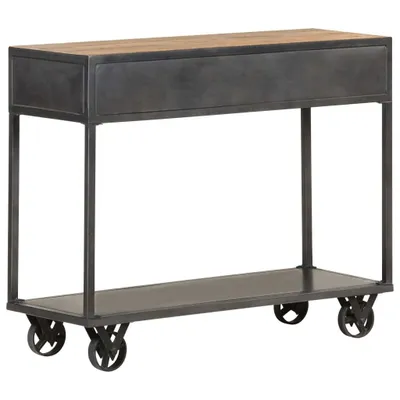 Produktbild von Konsolentisch 90x35x74 cm Altholz Massiv