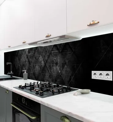 Produktbild von Küchenrückwand selbstklebend Dunkles Mosaik Spritzschutz Folie 340 x 60cm