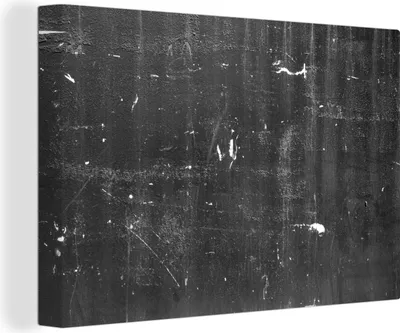 Produktbild von MuchoWow® - Leinwandbilder - Beton - Schwarz - Weiß, Wandbild, Wanddeko Bilder Wohnzimmer, 120x80 cm