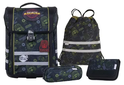 Produktbild von McNeill Schulranzen Ergo Perfecto Star Wars Schoolbag Set 5-teilig Star Wars II schwarz