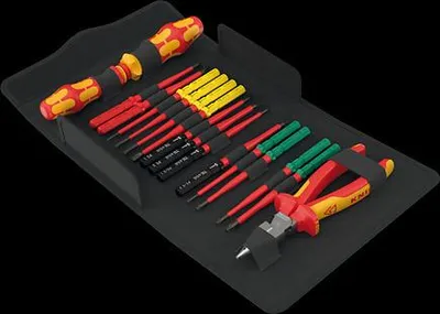 Obrázok produktu pre Wera 05006610001, Červená, Žltá, 17 nástroje/nástrojov