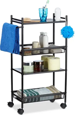 Immagine prodotto di relaxdays 10021747_0 relaxdays Etagenwagen 50,0 x 25,0 cm bis 12,0 kg