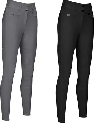 Produktbild von Pikeur Damenreithose mit Fullgrip, Highwaist, Reithose " SELECTION " Größe - 34 Farbe - lightgrey