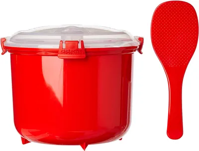 Obrázek produktu pro Sistema Plastics Sistema 1110 - Reiskocher - 2,6 ml - Rot - Transparent - 10,99 Tassen - 195 mm