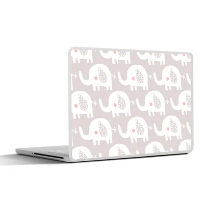 Produktbild von MuchoWow® Laptop Aufkleber Sticker Cover Elefant - Design - Punkte 30x21 cm - Sticker für Laptop - Selbstklebend