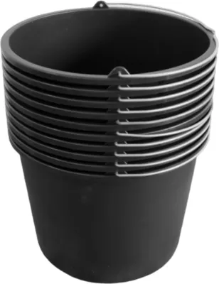 Produktbild von ViD® 10 Stück Mörteleimer/Betoneimer 20 Liter | Ø37 x 28 cm