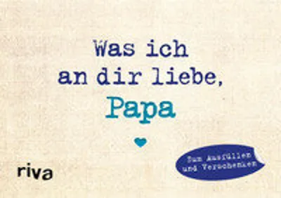 Produktbild von Was ich an dir liebe, Papa - Miniversion