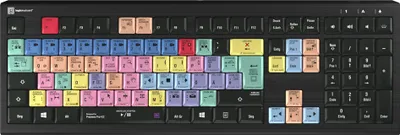 Produktbild von Logickeyboard LKB-PPROCC-A2PC-DE Tastatur USB QWERTZ Deutsch Schwarz (LKB-PPROCC-A2PC-DE)