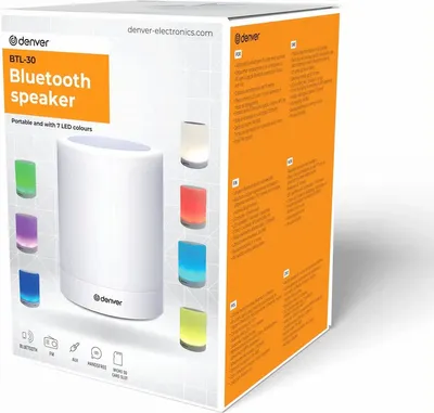 Zdjęcie produktu dla Denver BTL-30 Głośnik Bluetooth LED