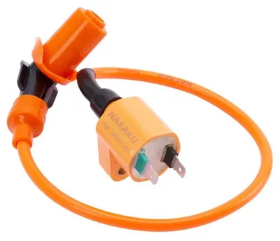 Productafbeelding van Ontstekingsspoel NARAKU Racing V.2, hoog vermogen, 2 aansluitingen, geschikt voor REX RS 125, 400, 450 en FLEX TECH CPI