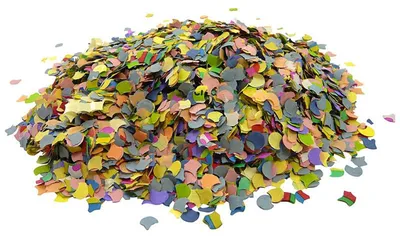 Produktbild von 50x Papierkonfetti bunt gemischt 100gr.