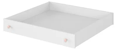Produktbild von Bettkasten weiß/rosa LUNA LN09