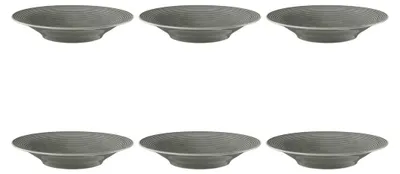 Zdjęcie produktu dla Seltmann Weiden Beat, Talerz na zupę, Okrągły, Porcelana, Szary, 0,4 l, 225 mm