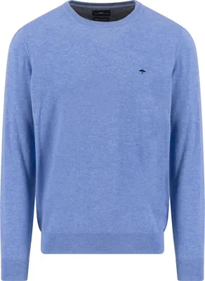 Produktbild von Fynch-Hatton O-Neck, Merino Cashmere crystal blue M