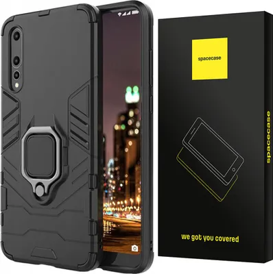 Produktbild von Spacecase X-Ring Huawei P20 Pro czarny